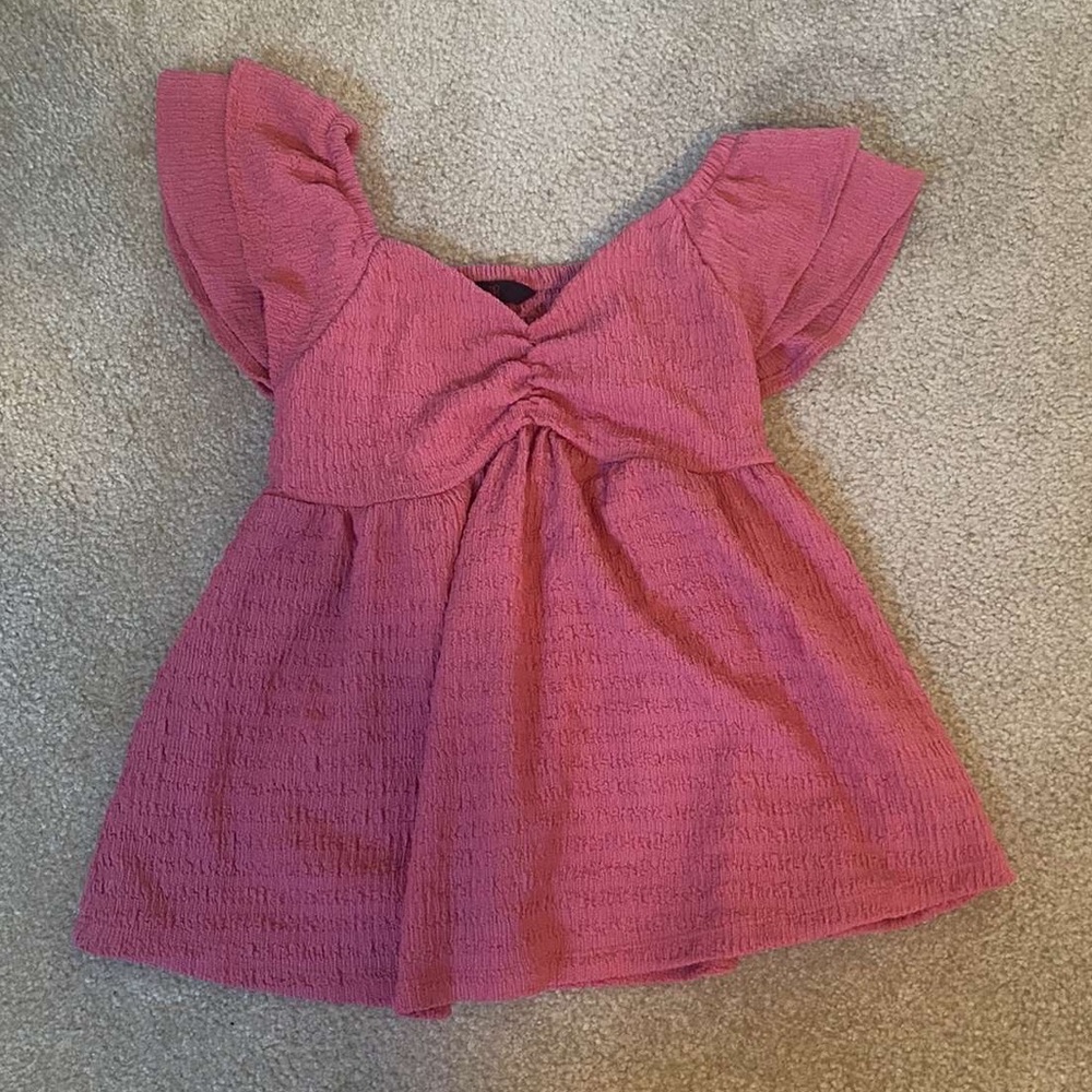NOBO Pink Textured Women's Top